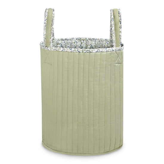Large Quilted Storage Basket - Riverbank / Willow