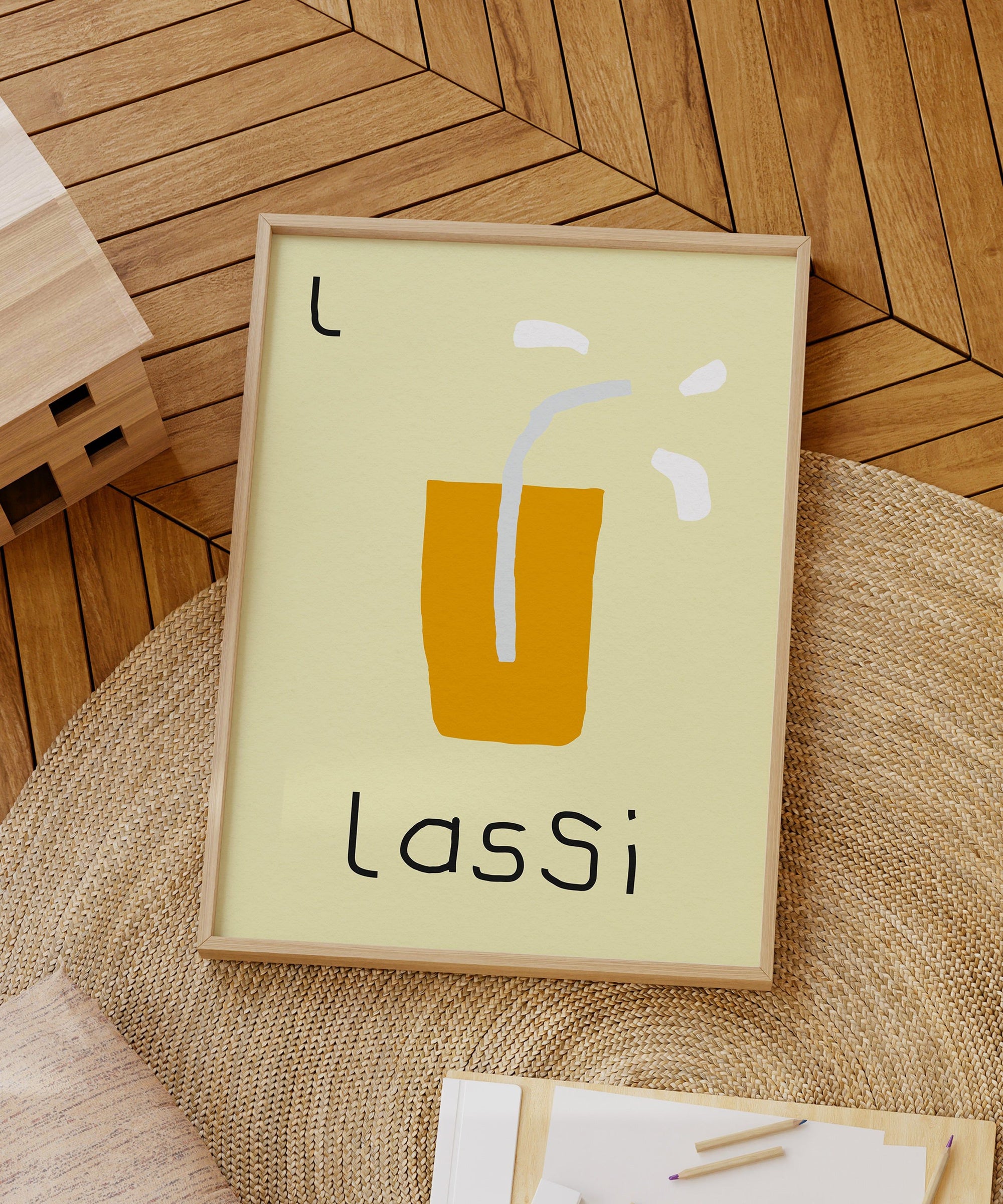 L for Lassi Art Print