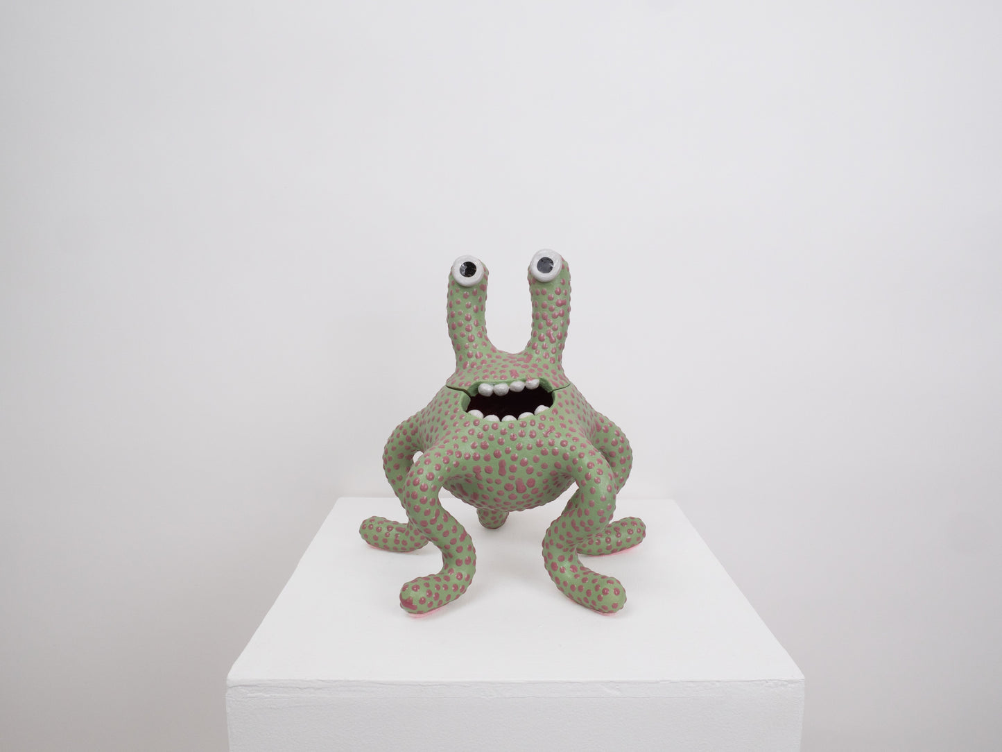 Odie Monster - Green and Pink Dots