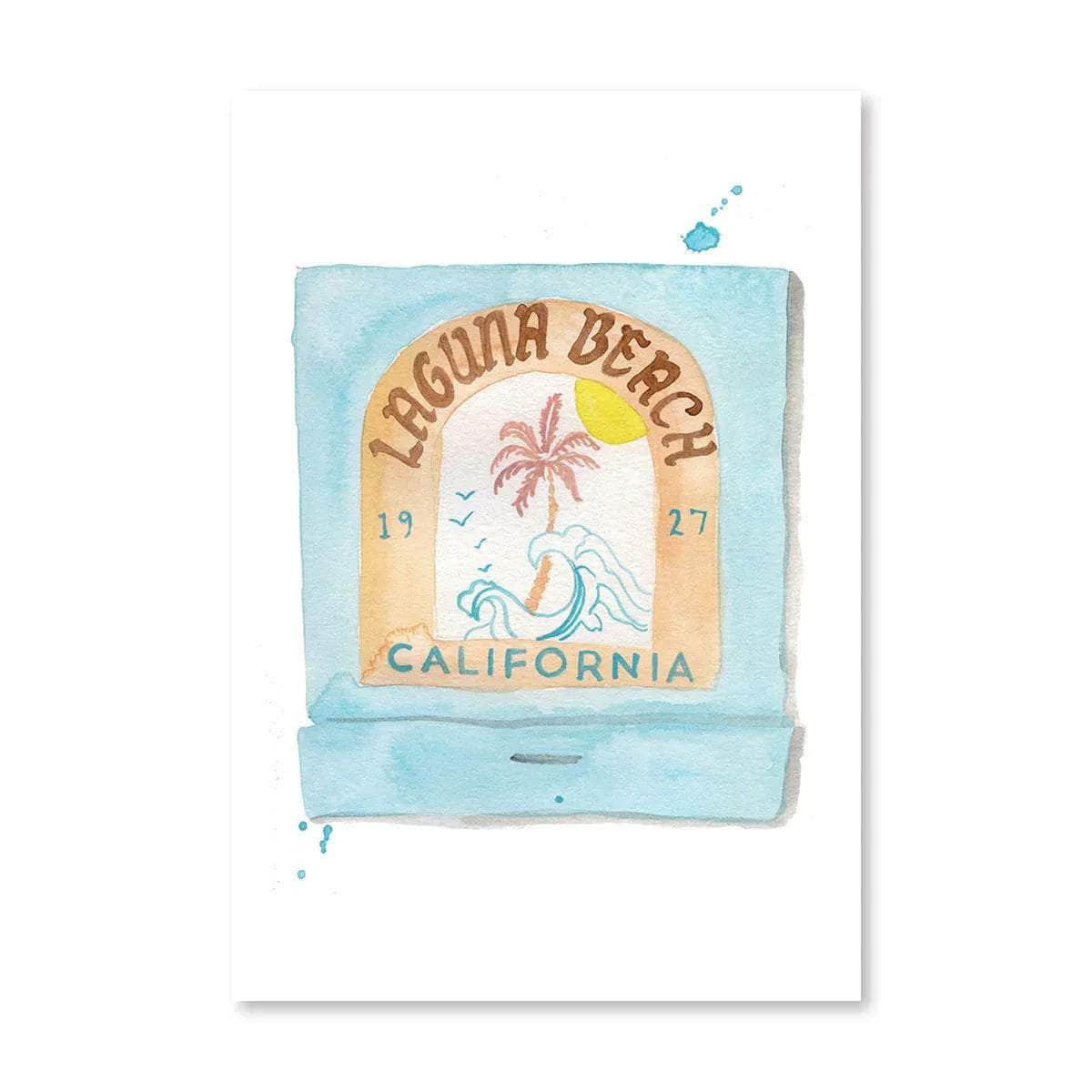 Laguna Beach Matchbook Print
