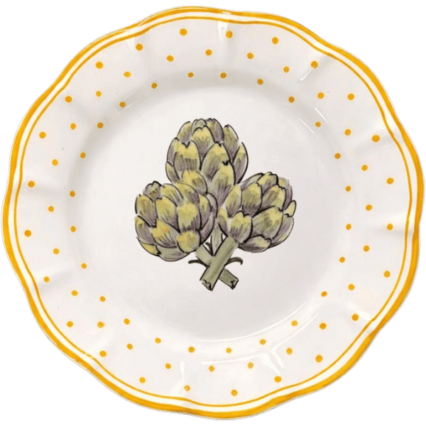 Plumetis Plate Carciofo Yellow - 16cm