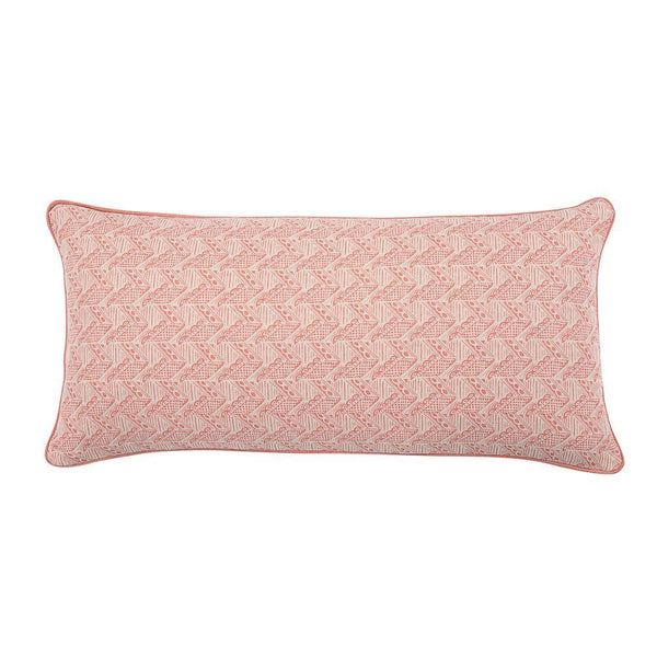 Thatch Large Bolster Cushion in Stafford Pink