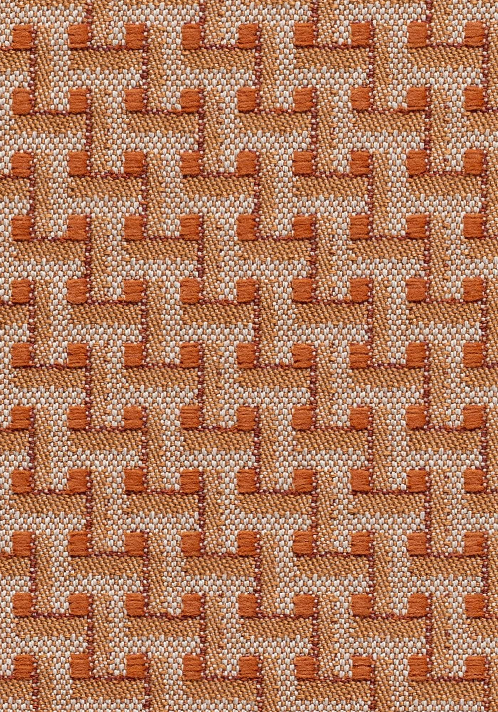 Outdoor Pouf Janis Burnt Orange