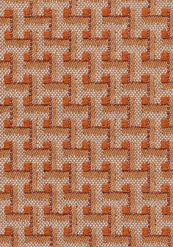Outdoor Pouf Janis Burnt Orange