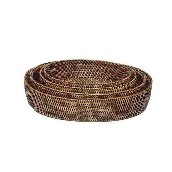 Lil' Oval Rattan Bowl