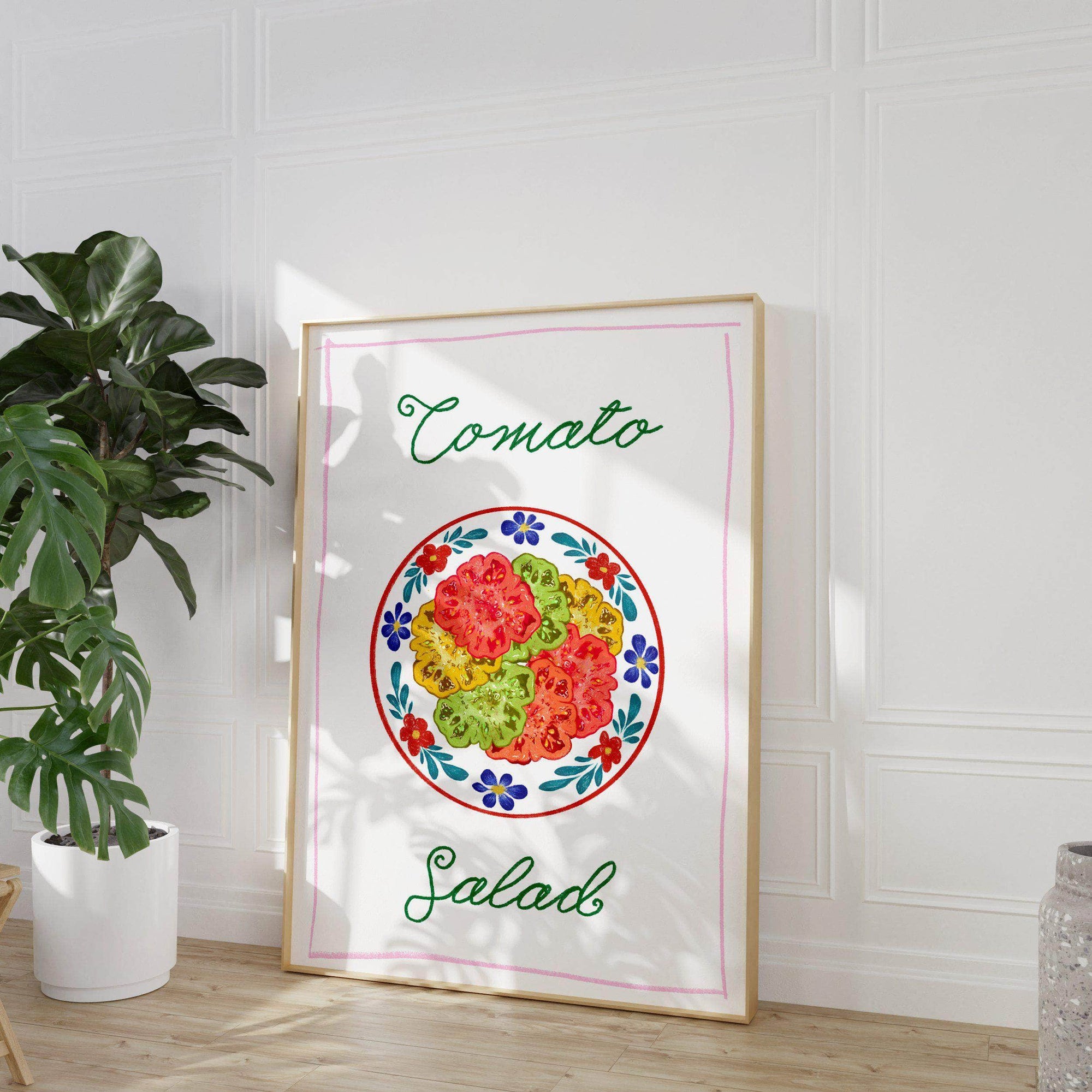 Tomato Salad Art Print