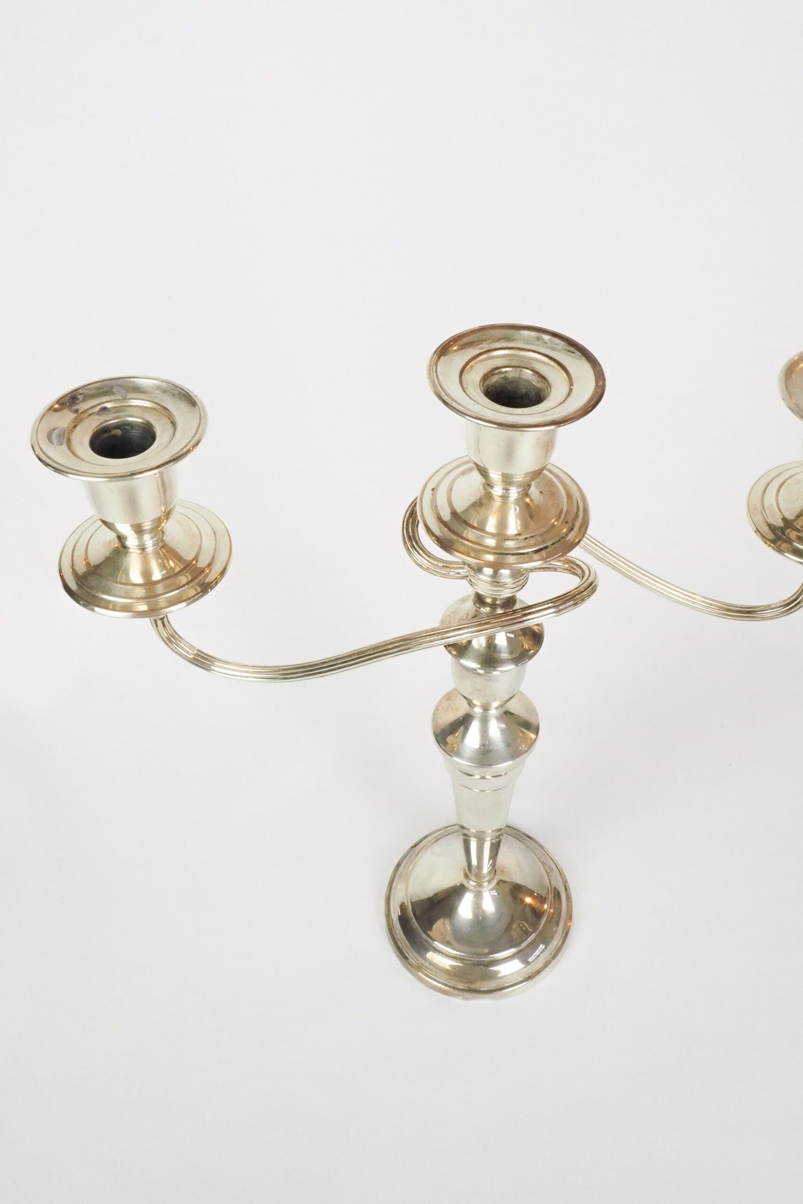Antique Silver Plate Candelabra