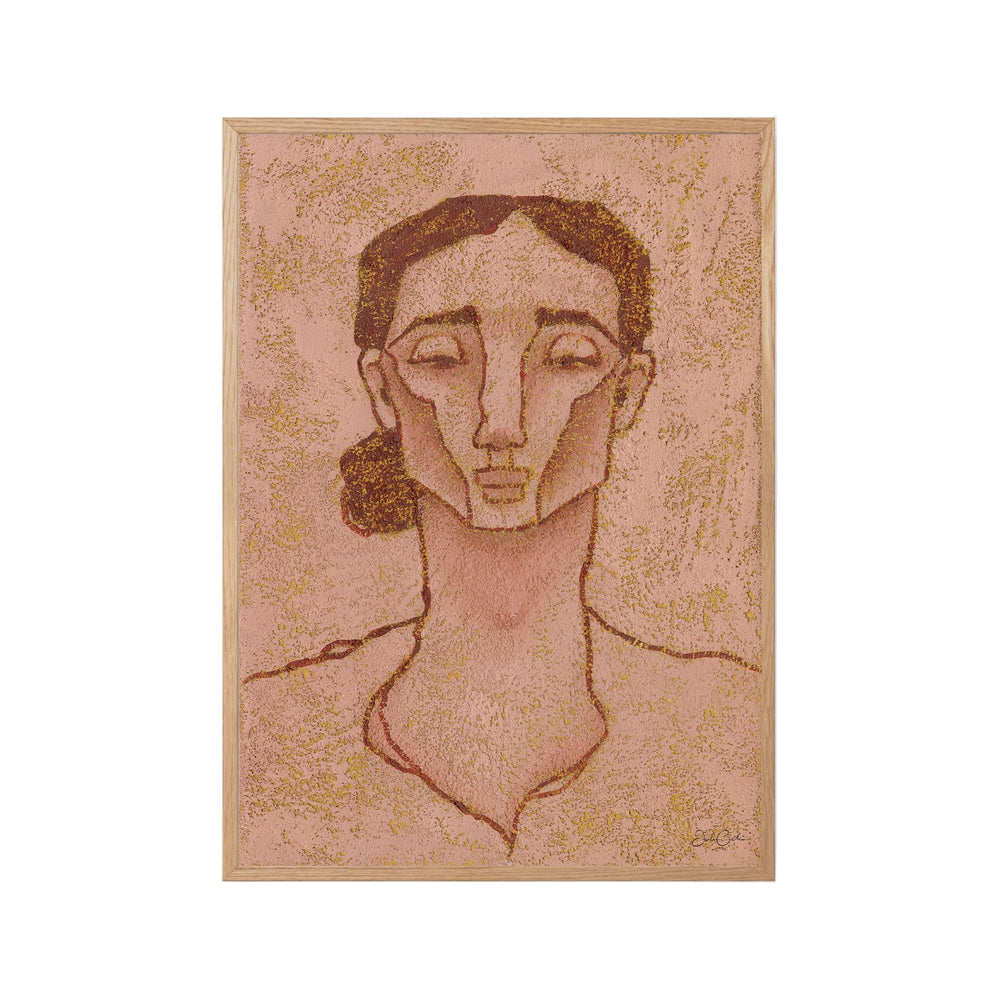 Burnt Sienna - Portrait Art Print