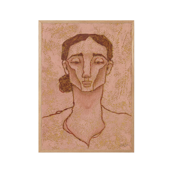 Burnt Sienna - Portrait Art Print