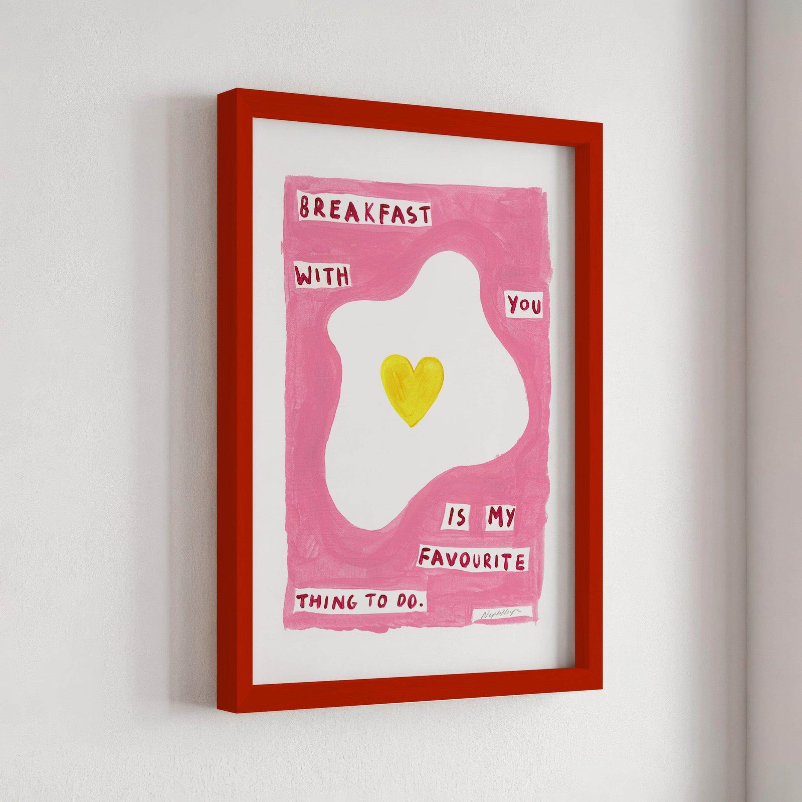 Breakfast With You Print