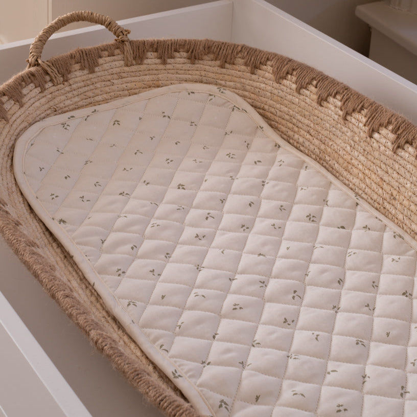 Changing Basket Cotton Liner - Nettle