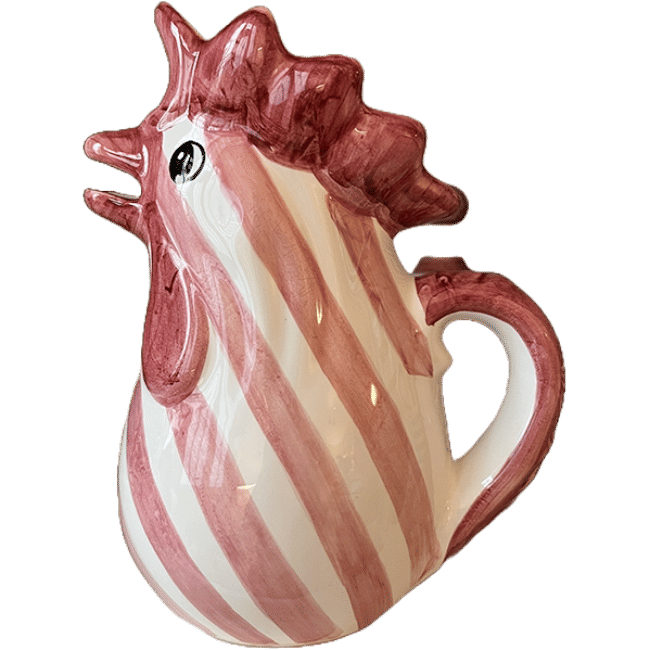 Coq Stripes Pink Carafe
