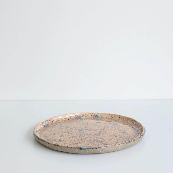 Minty Pink Galaxy Flat Plate