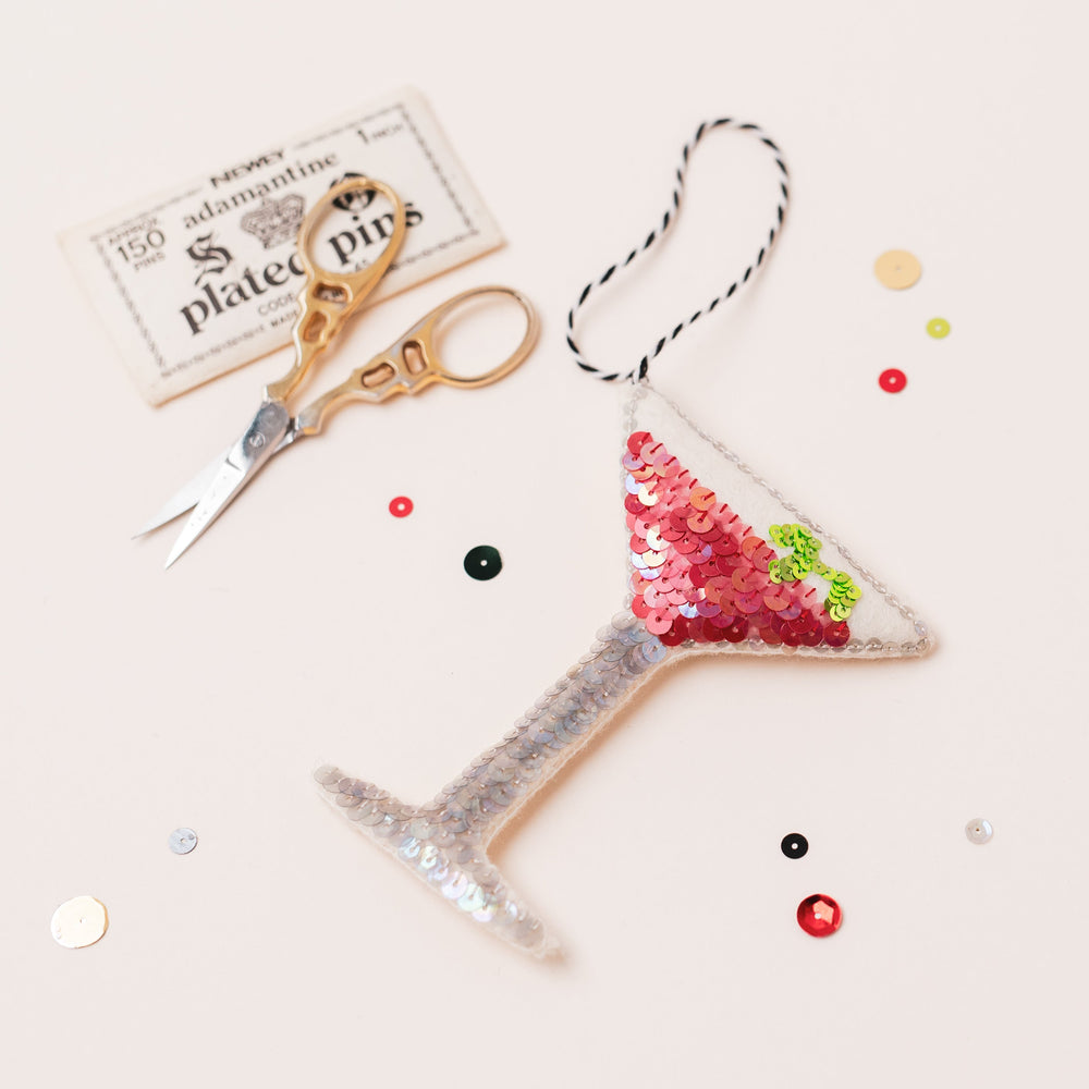 The Cosmo Cocktail Ornament