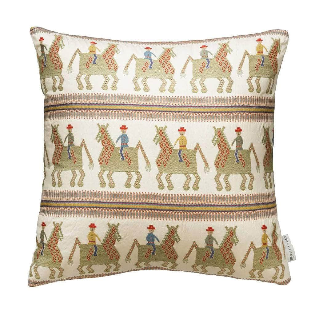 Caballo Yellow Multi Oversized Square Cushion