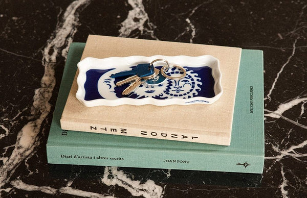 Night and day zodiac Porcelain Tray