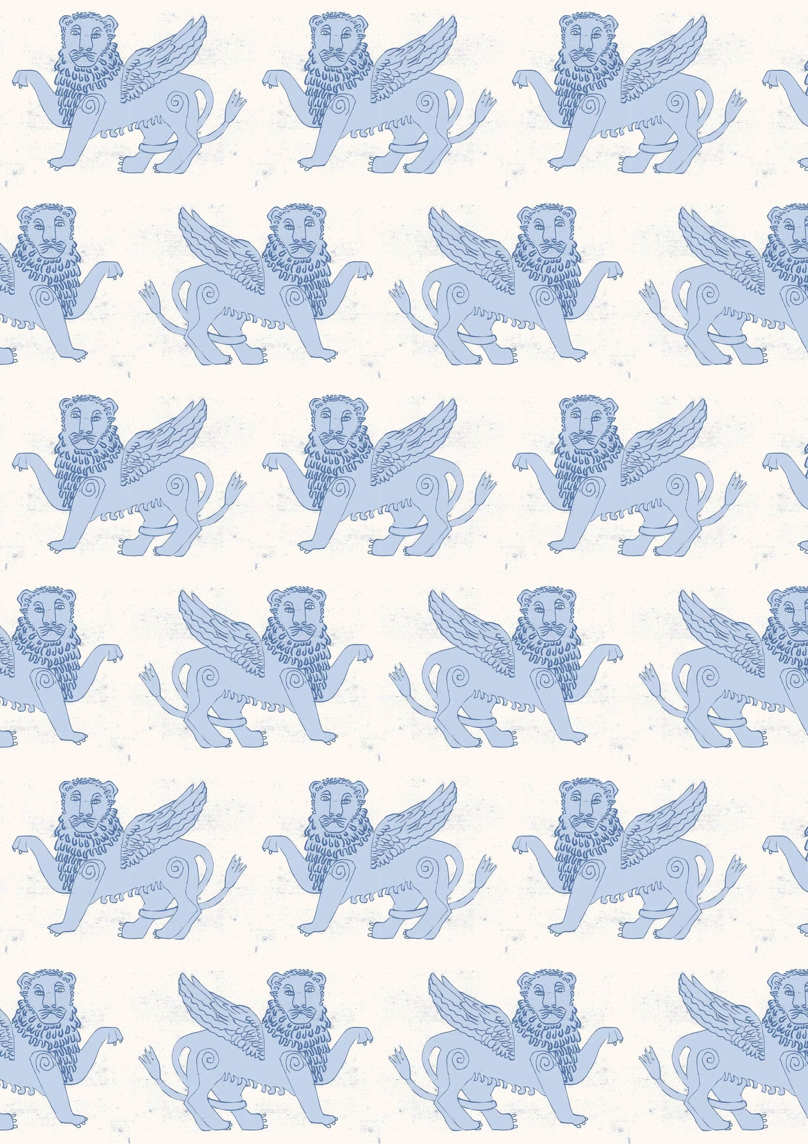Winged Lion Fabric