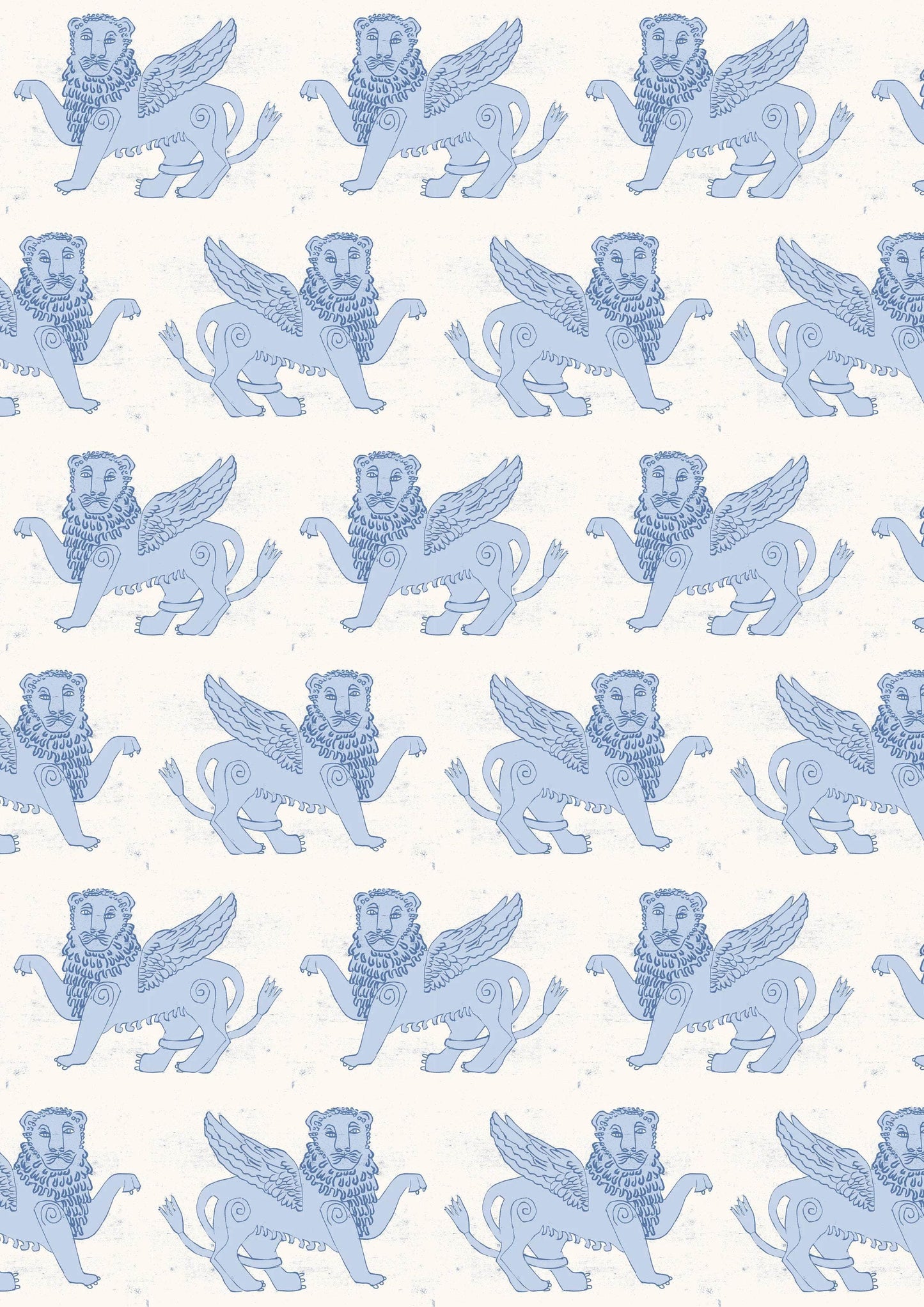 Winged Lion Fabric
