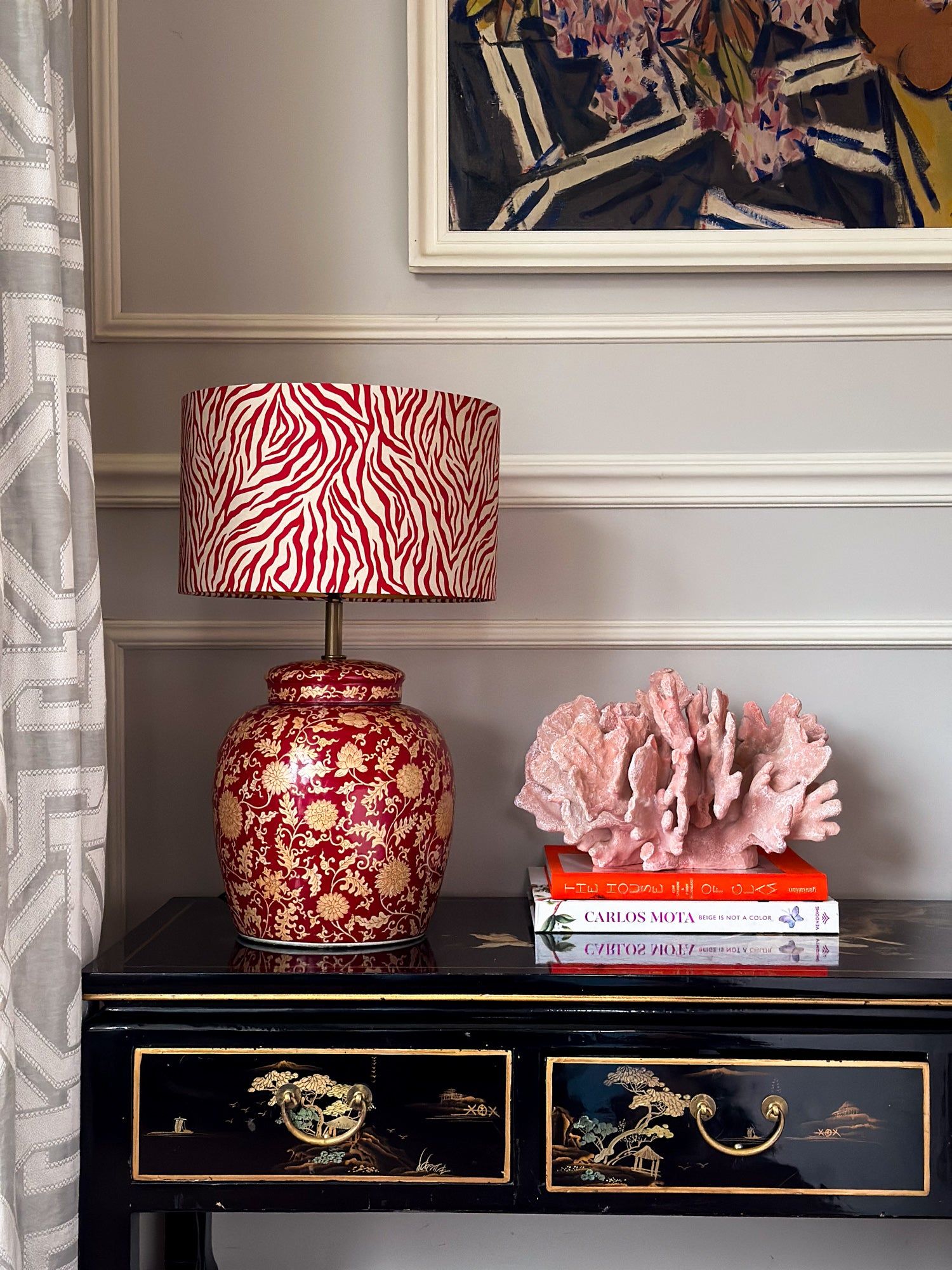 Lampshade Amina Chili & Sand