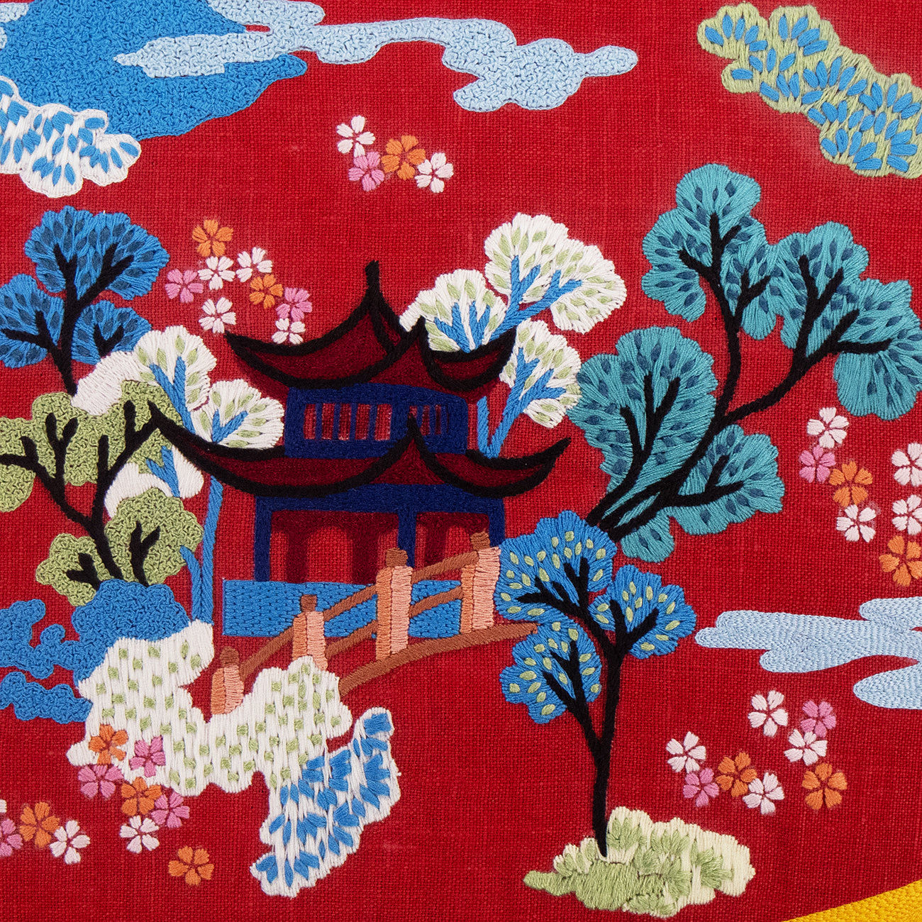 Still Life Cushion Cover - Landscape Vase