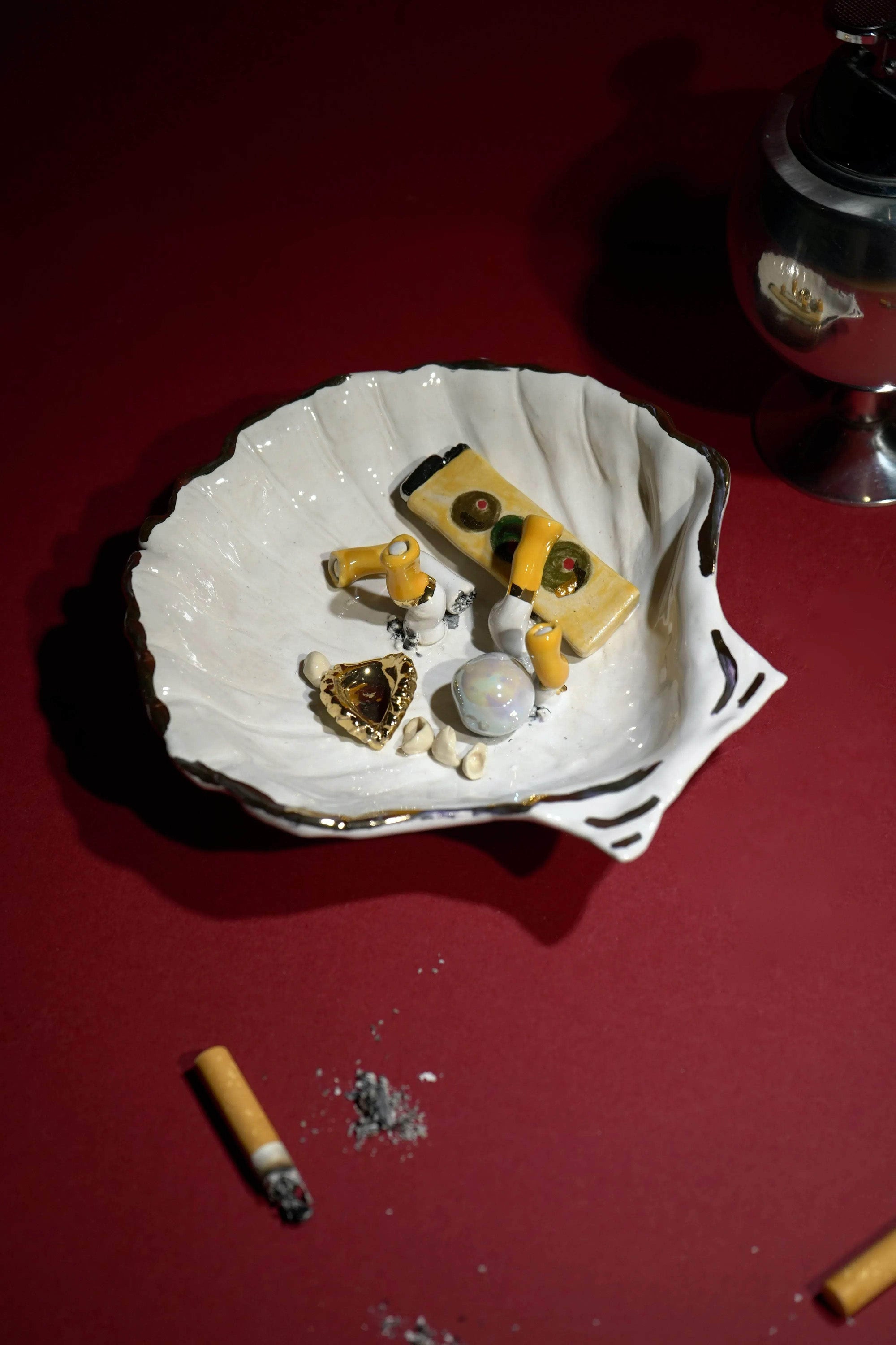 Olive You Lighter Ashtray