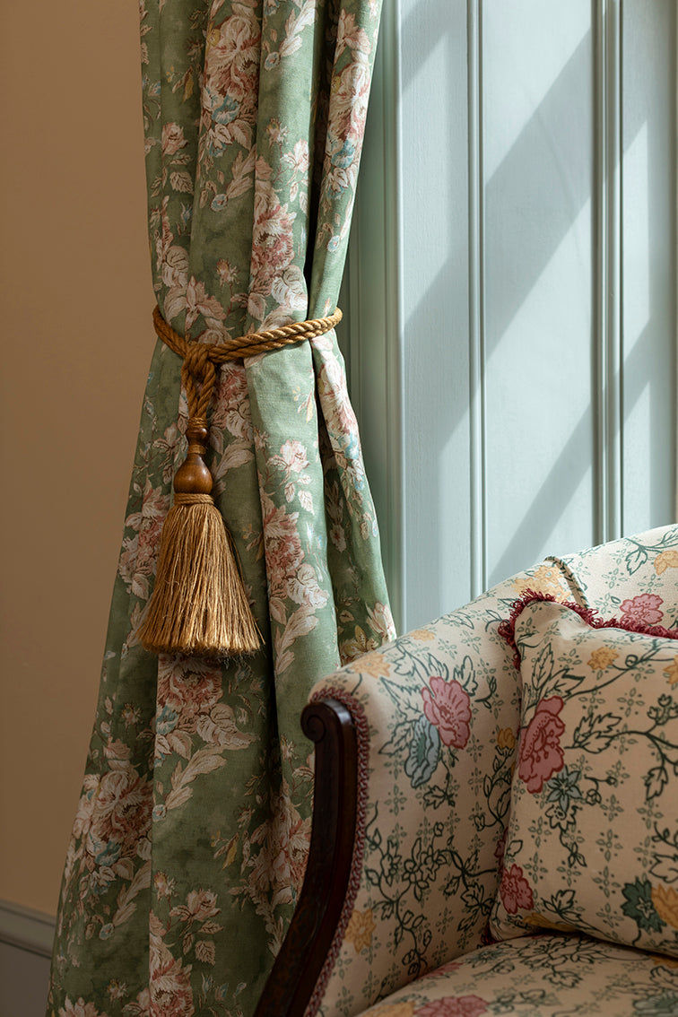 Maison Fleurie - Bayford Chintz Apple Green Fabric