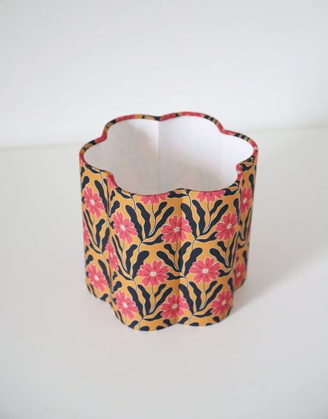 Flora Flower-Shaped Lampshade in ‘Goa Flowers’ Print