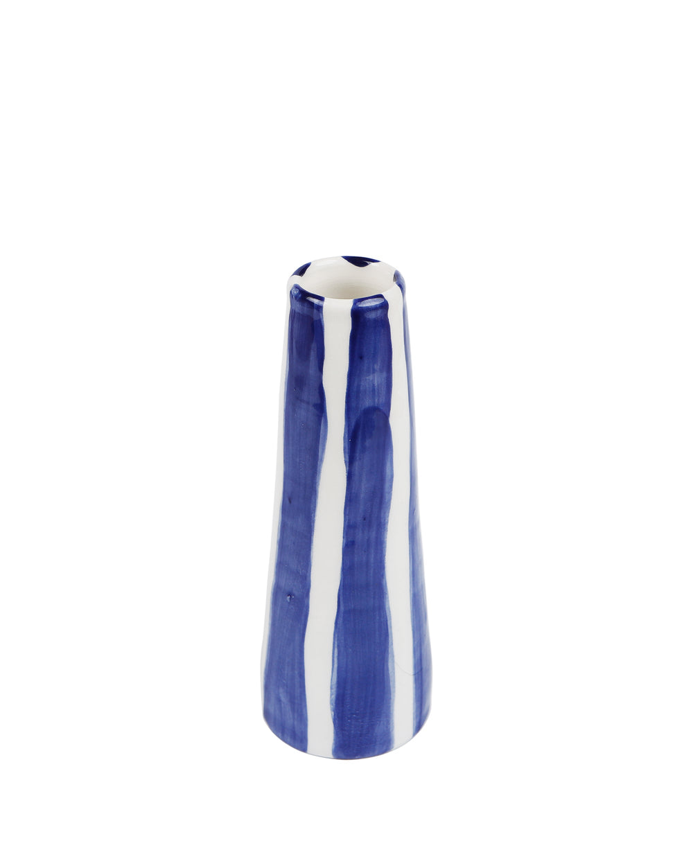 Aegean Blue Stripes II Vase