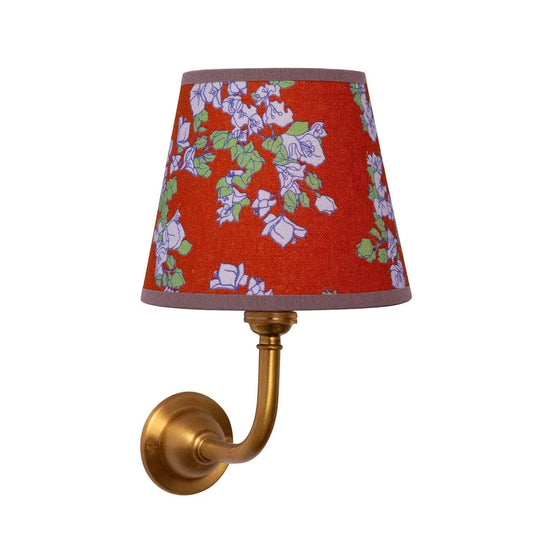 Najjar | Coral Orange 6" Candle Clip Lampshade