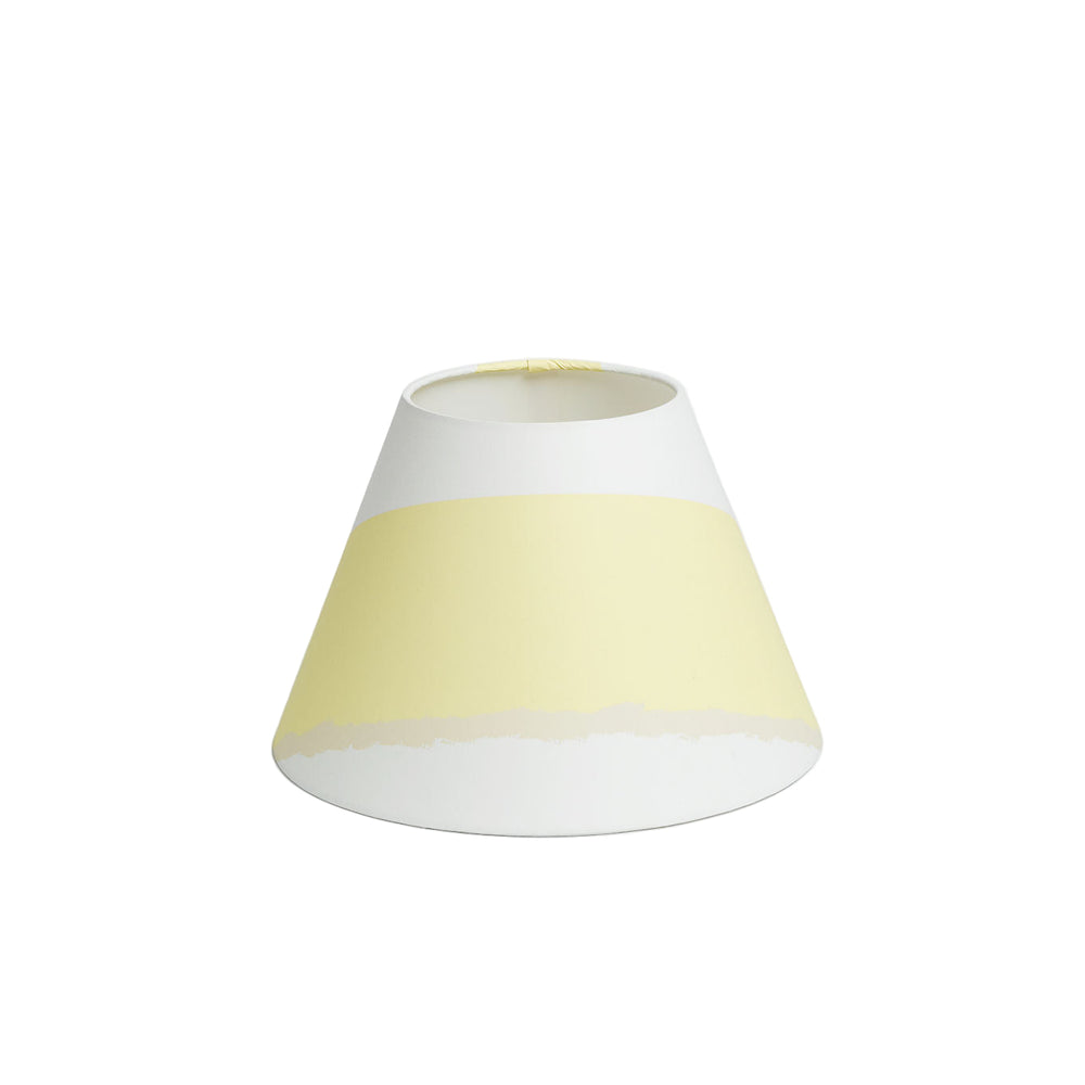 12” Empire Lampshade Wide Stripes Aligned – BUTTERMILK
