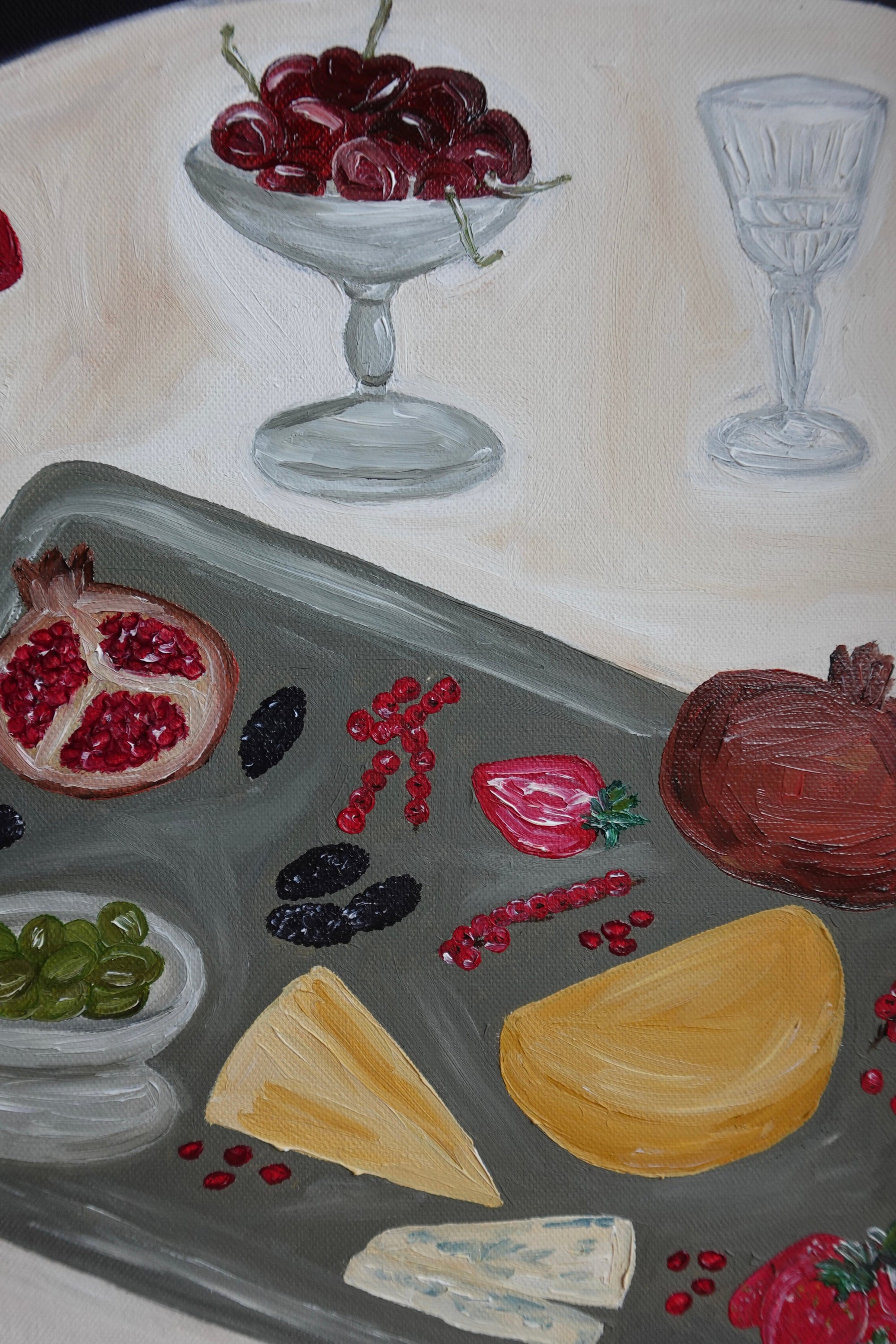 Na Mesa de Jantar Painting