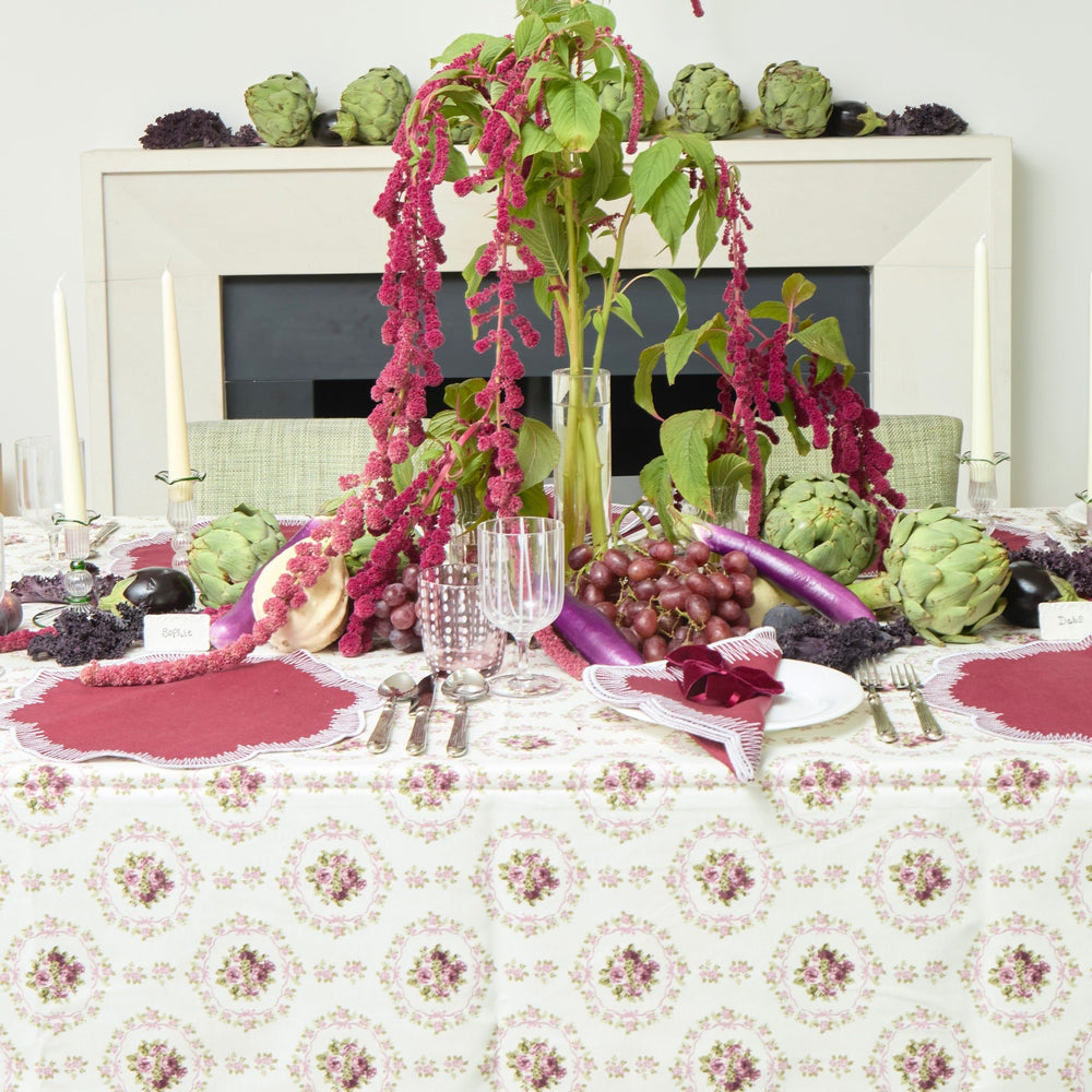 Hedge Rose Tablecloth