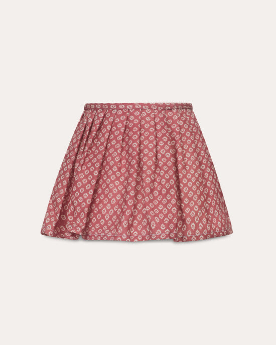 Florina Loose Pleat in Crabapple