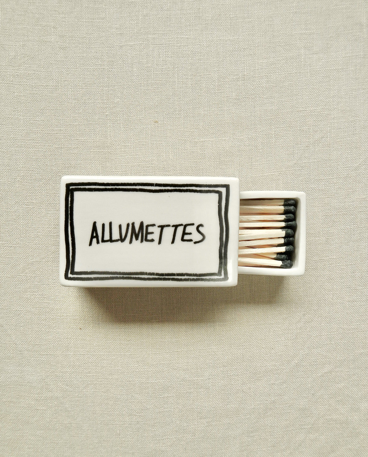 ‘Allumettes’ Ceramic Matchbox