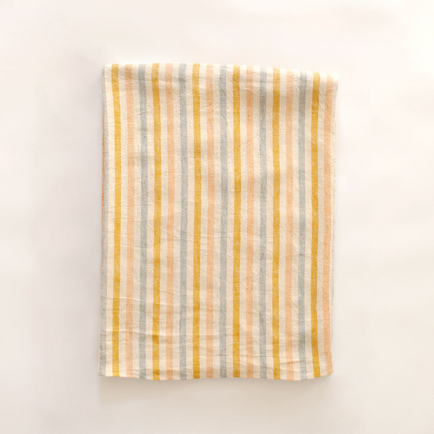 Large Linen Tablecloth - Seaside Stripe