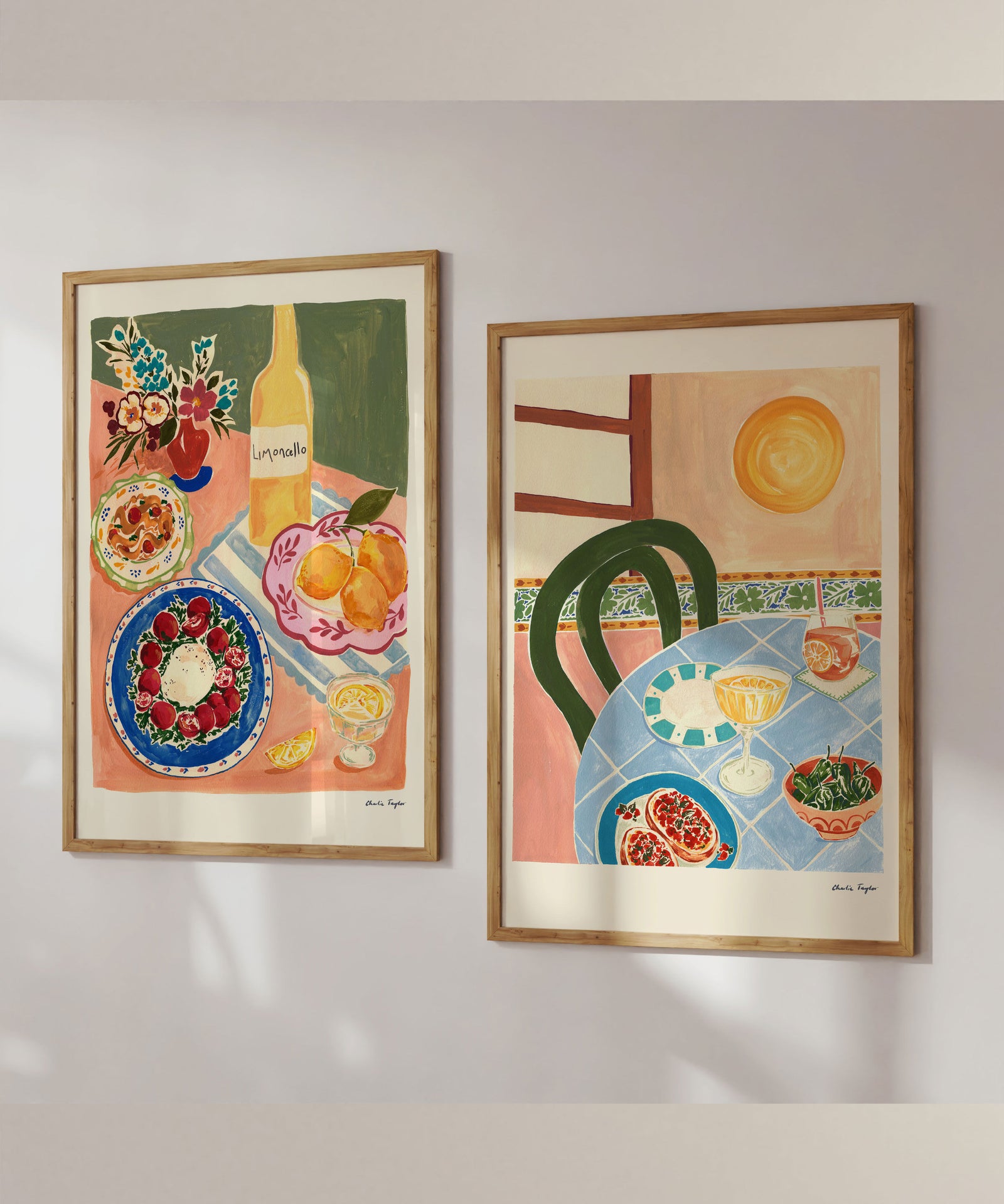 'Tapas Sunset' Print