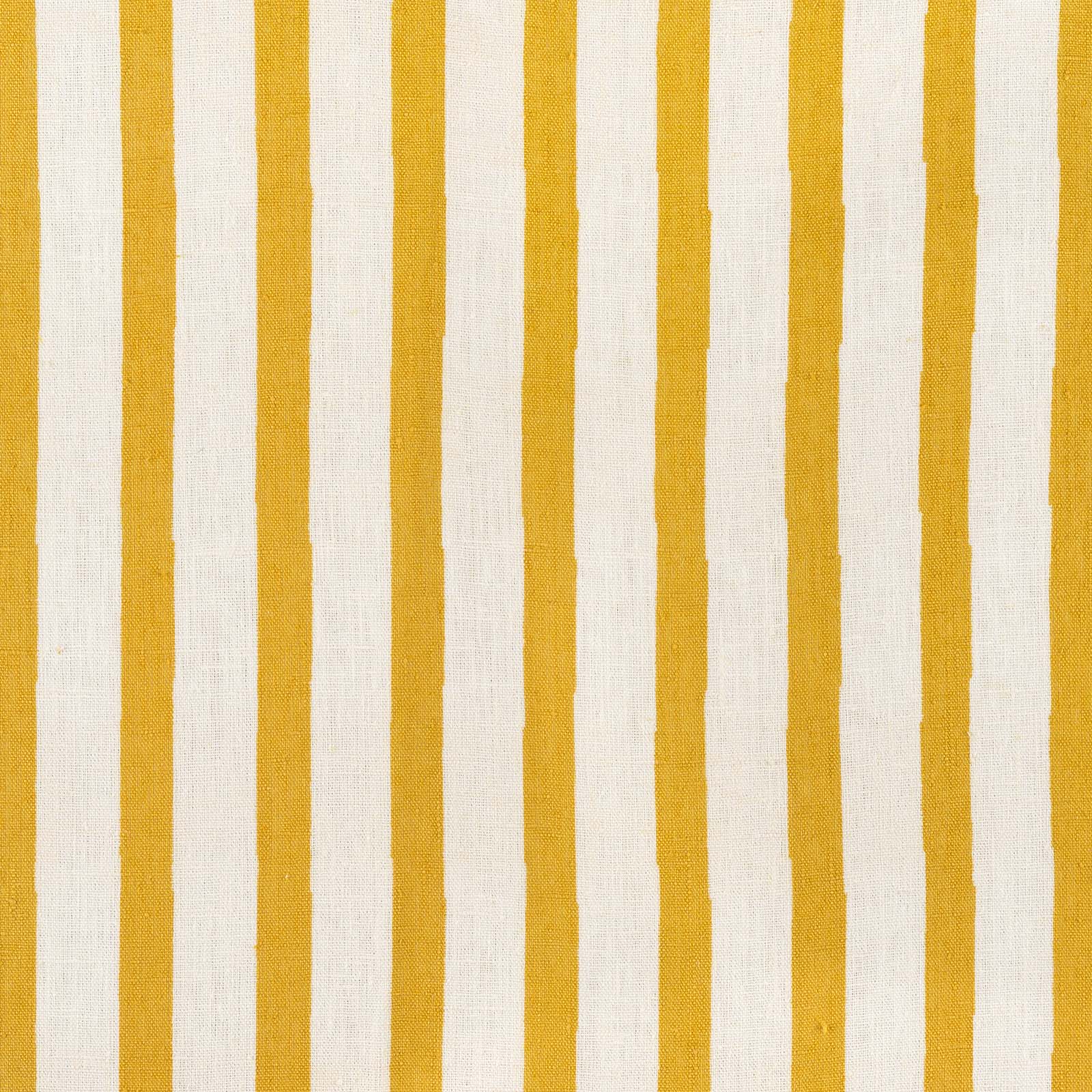 Lino Stripe Fabric (Yellow)