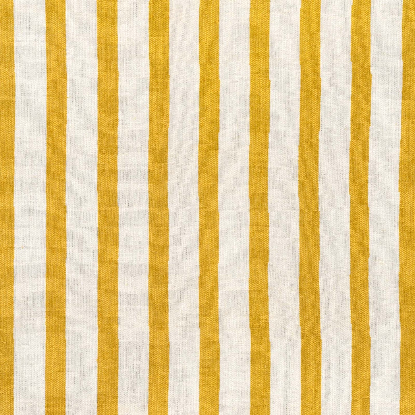 Lino Stripe Fabric (Yellow)