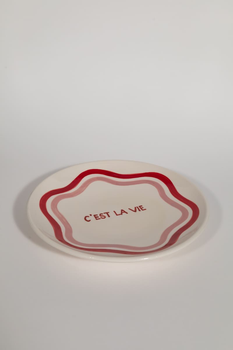 C'est La Vie Dinner Plate