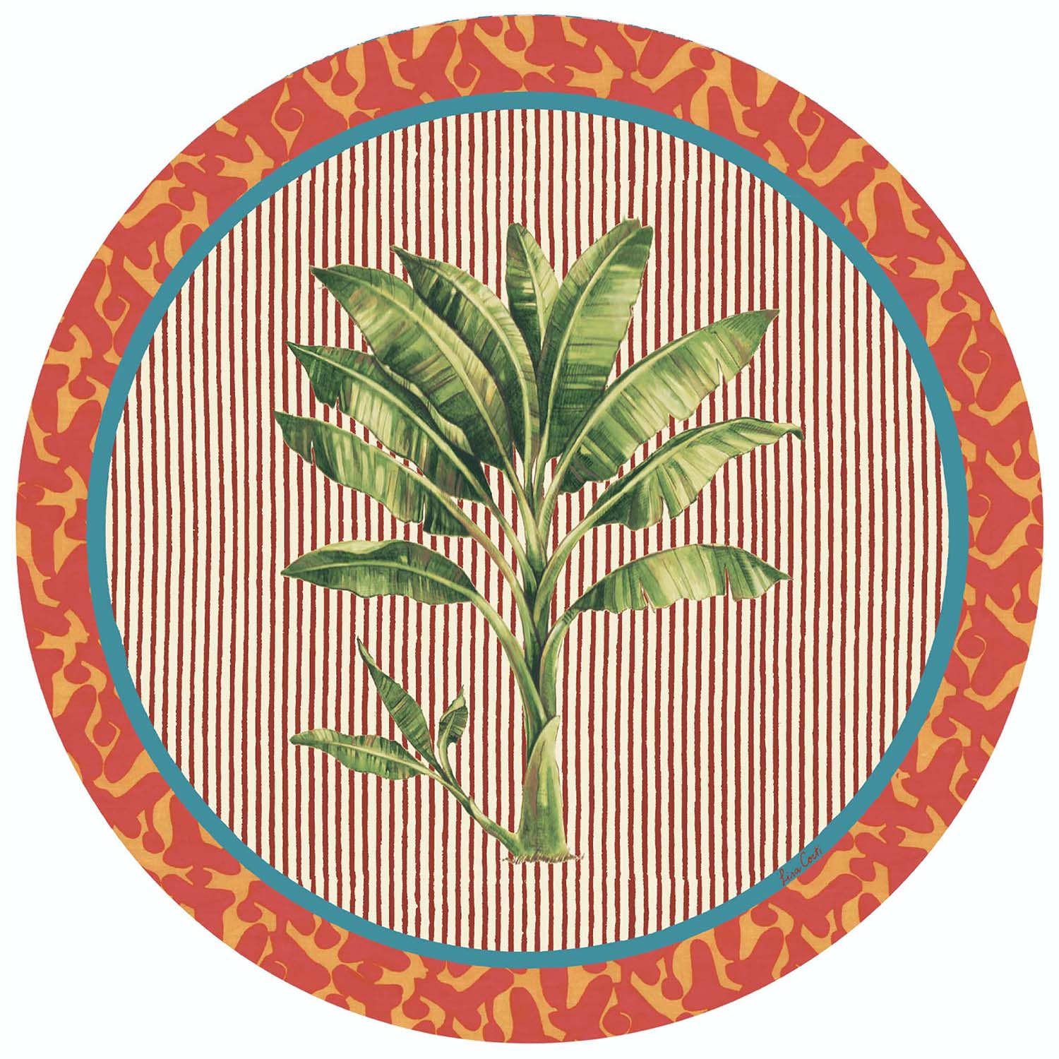 Masonite Placemat Banano Pink
