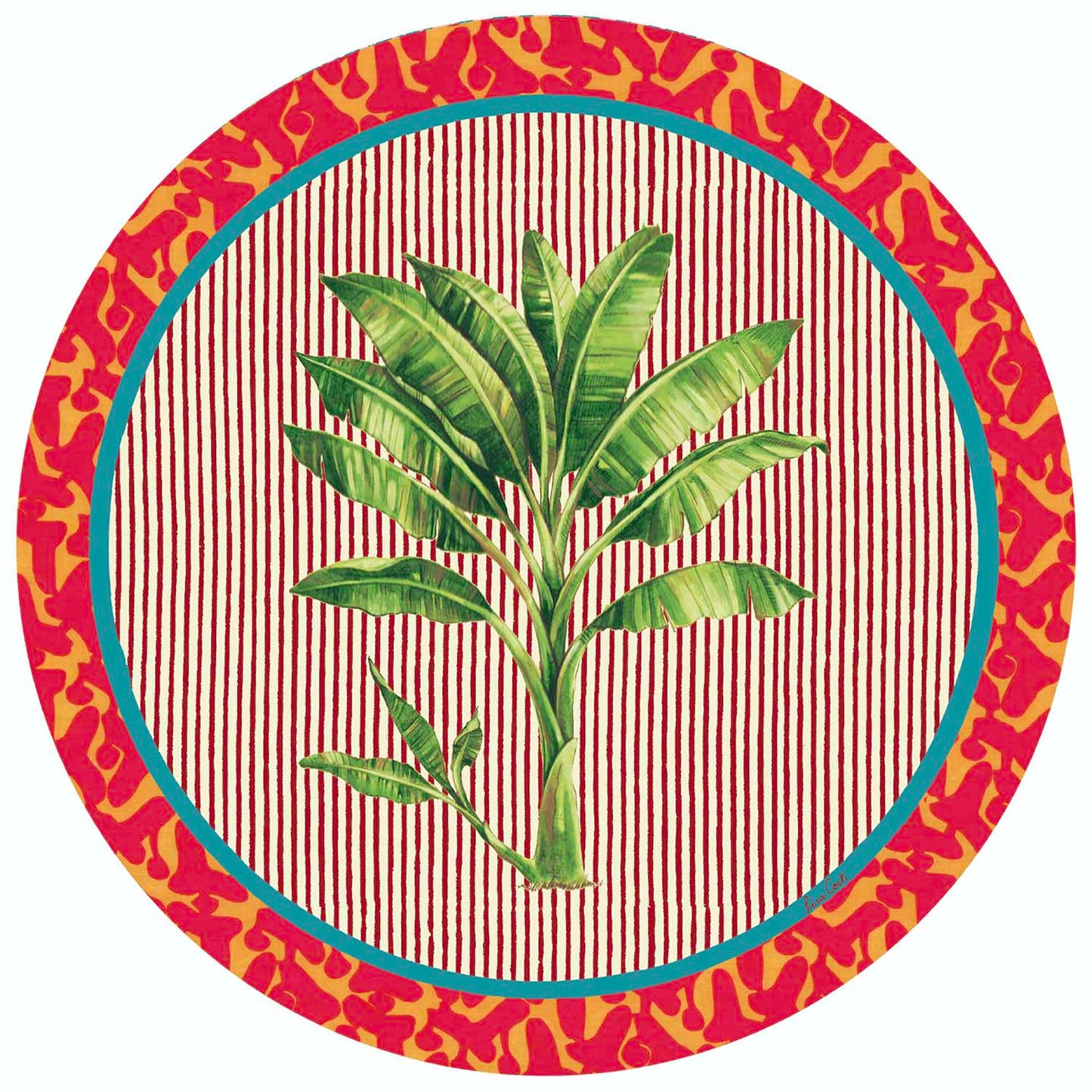 Masonite Placemat Banano Pink