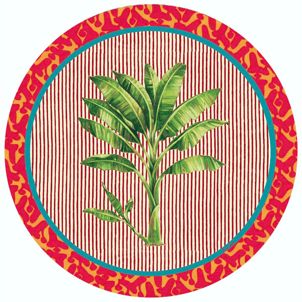 Masonite Placemat Banano Pink