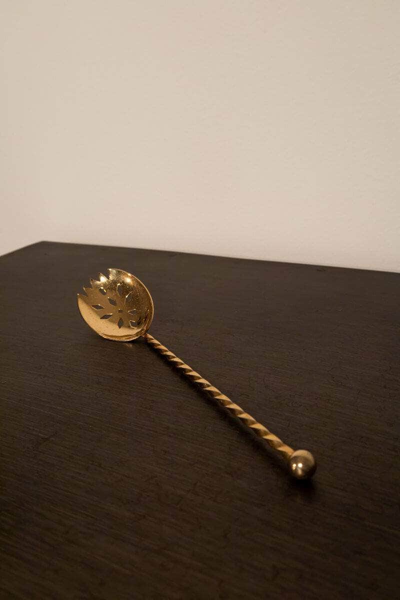 Vintage French Serving Spoon