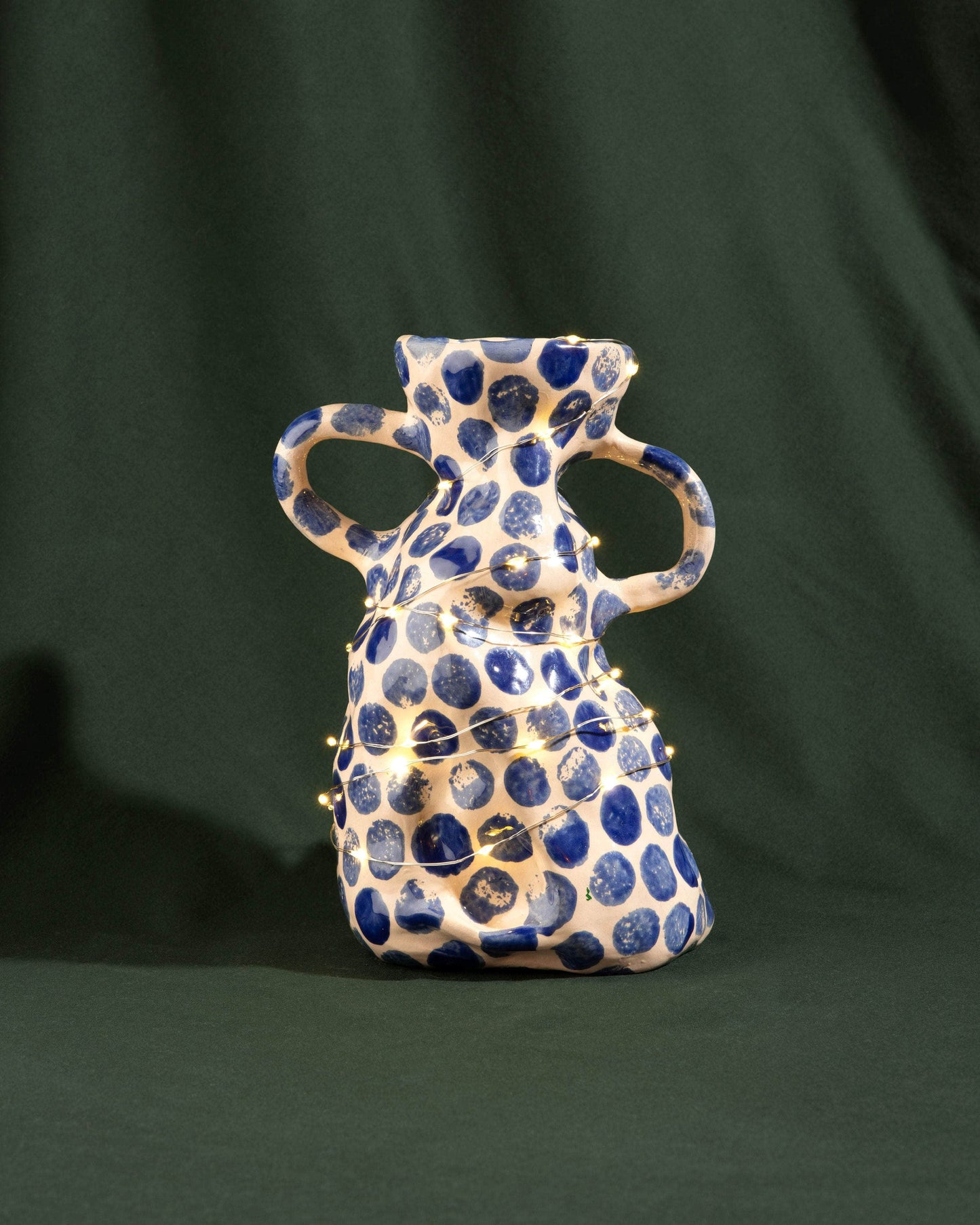 Dotted Amphora Vase