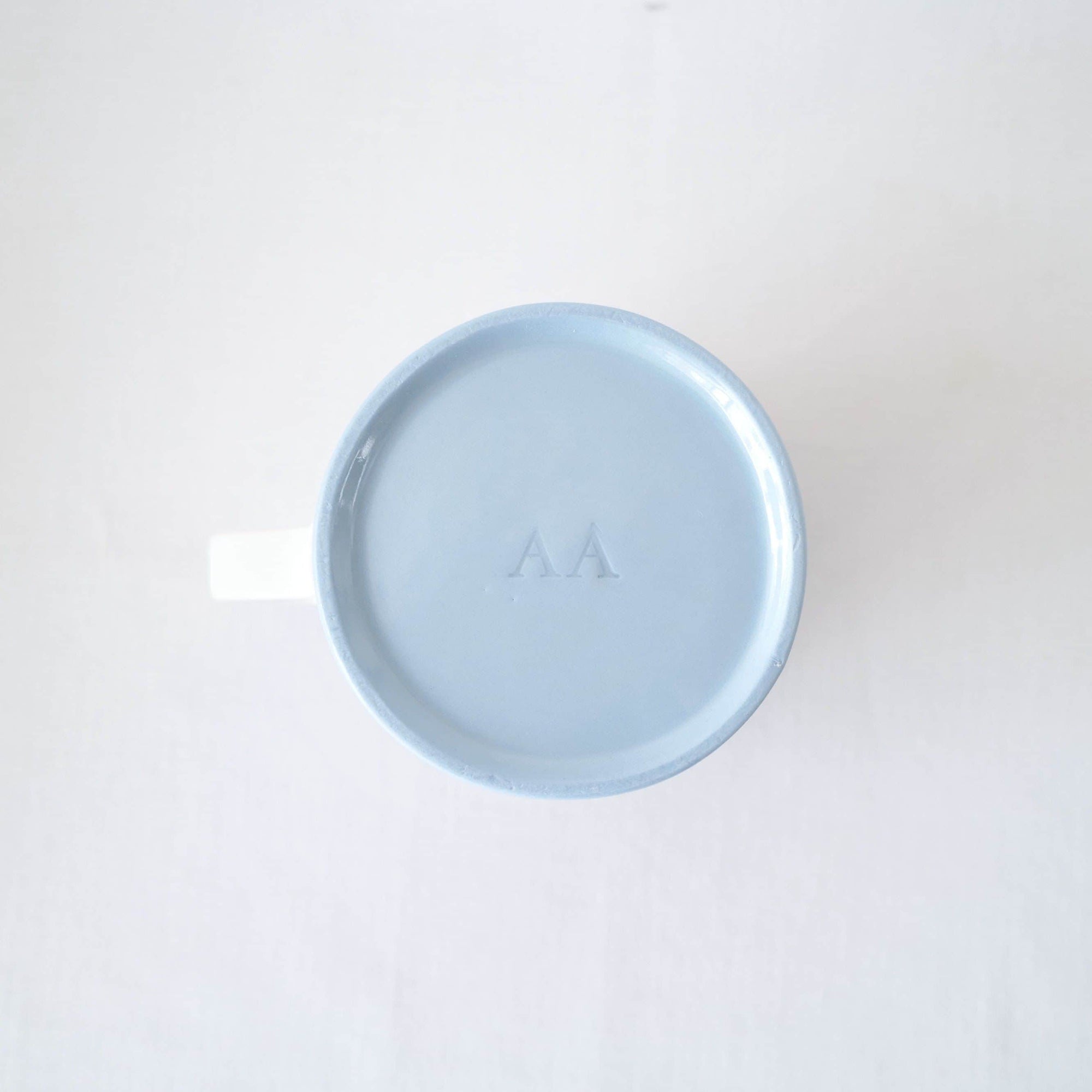 Large Mug in Celestial Blue - Traditional Handle