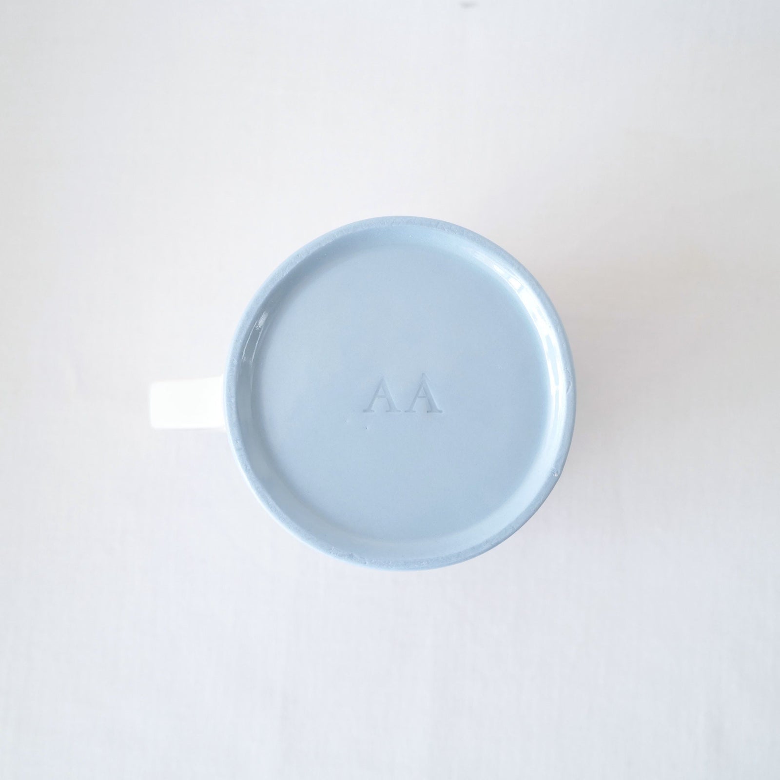 Large Mug in Celestial Blue - Traditional Handle