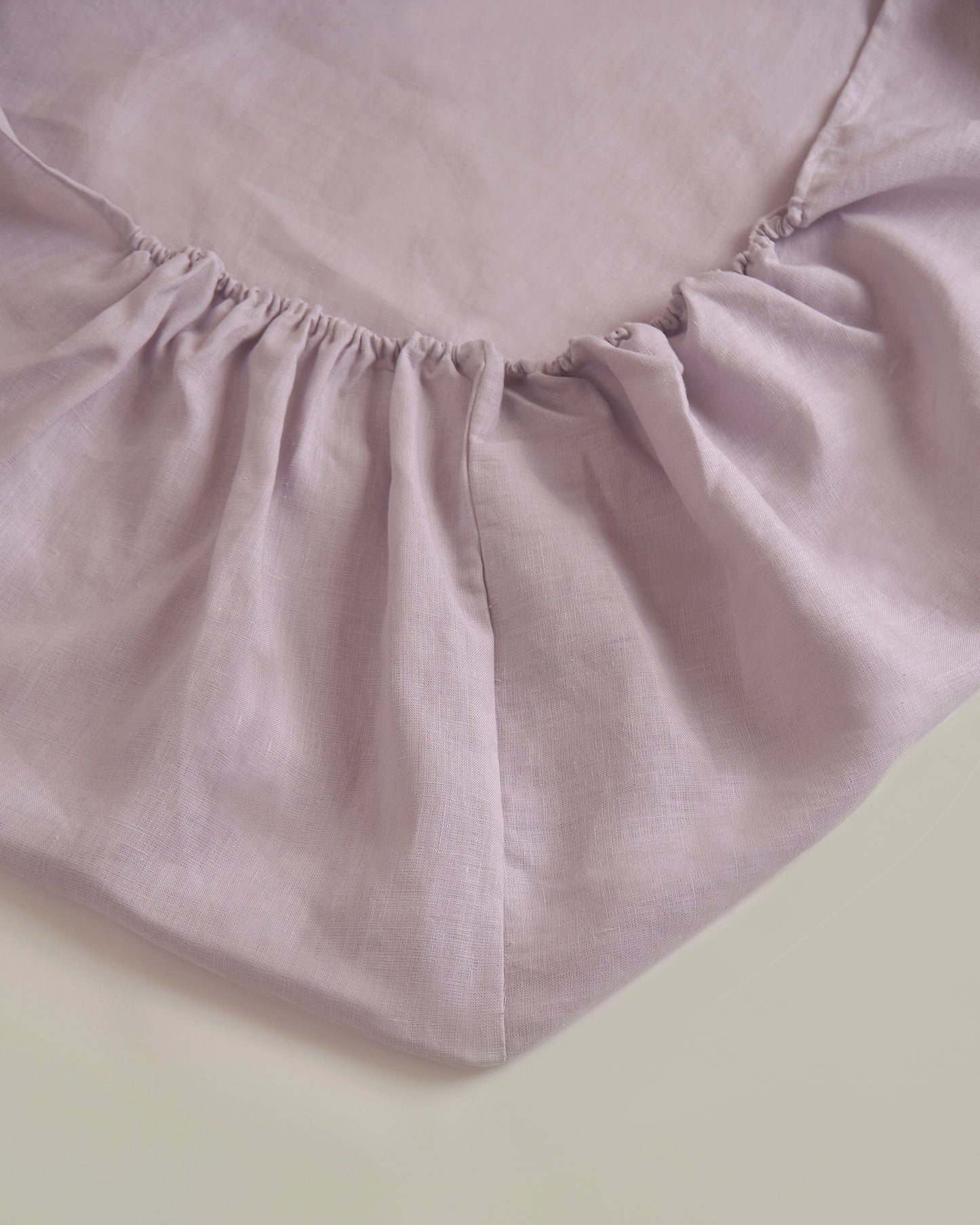 Hemp Fitted Sheet Pink Lilac