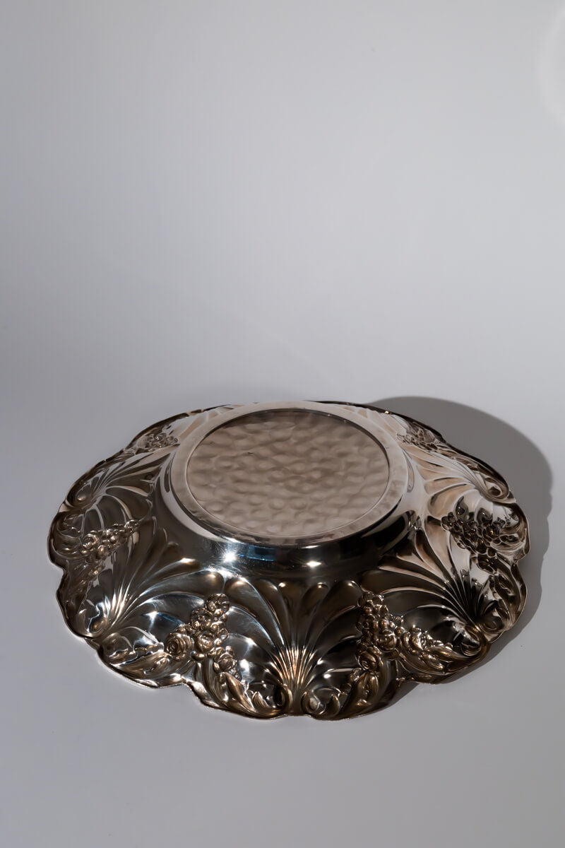 Vintage Mid-Century Floral Tray