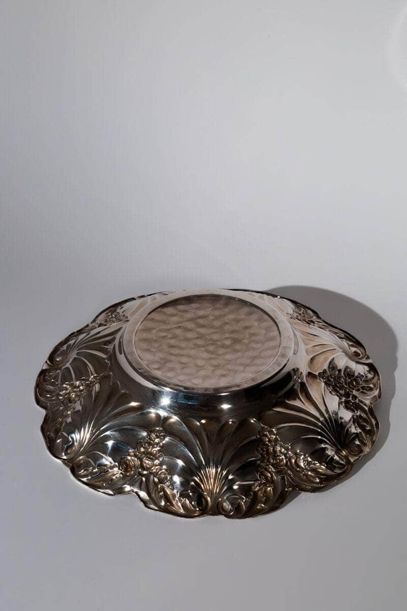 Vintage Mid-Century Floral Tray