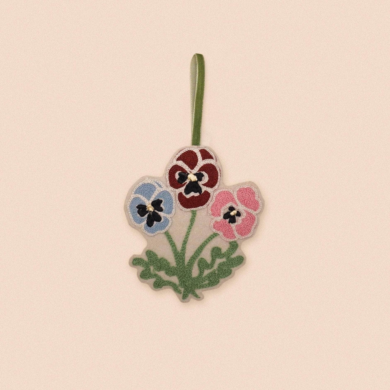Winter Pansy Christmas Decoration